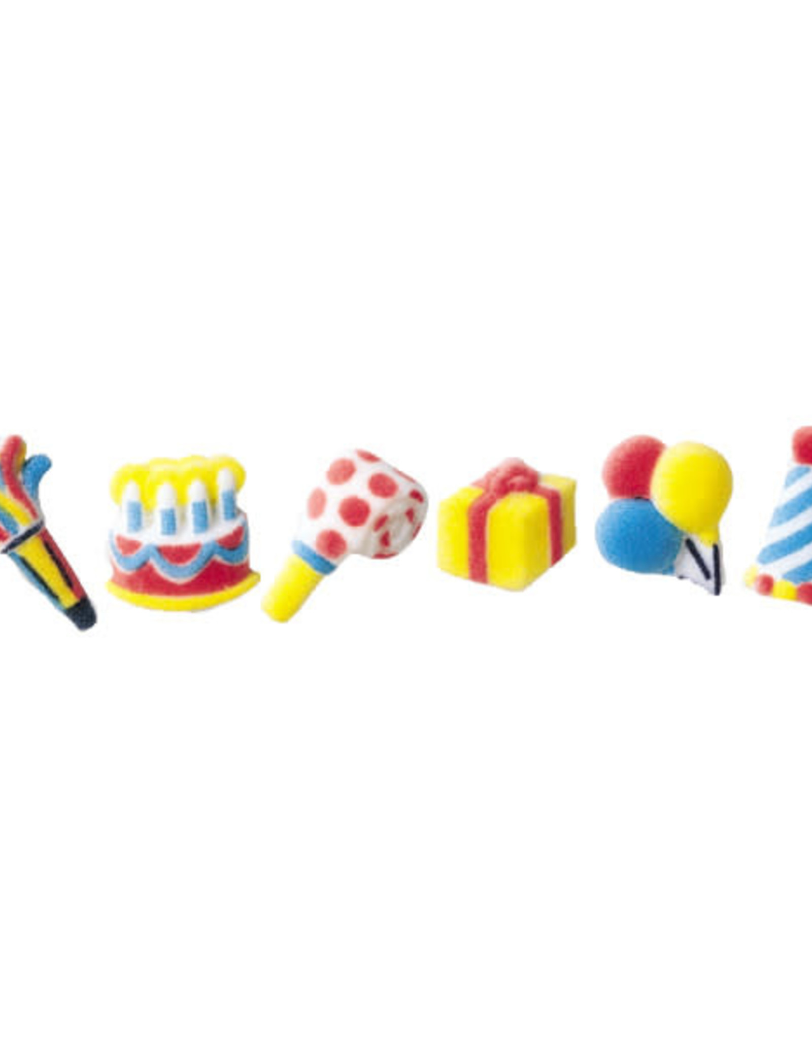 Mini Birthday Assortment Dec Ons (12/pkg)