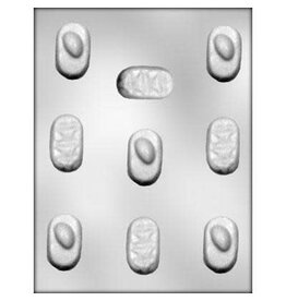 Oval Candy Pieces Chocolate Mold (2")