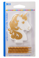 Golden Unicorn Candle Holder