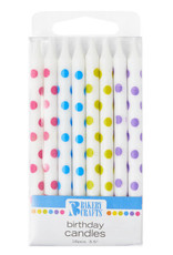White Polka Dots Assorted Candles