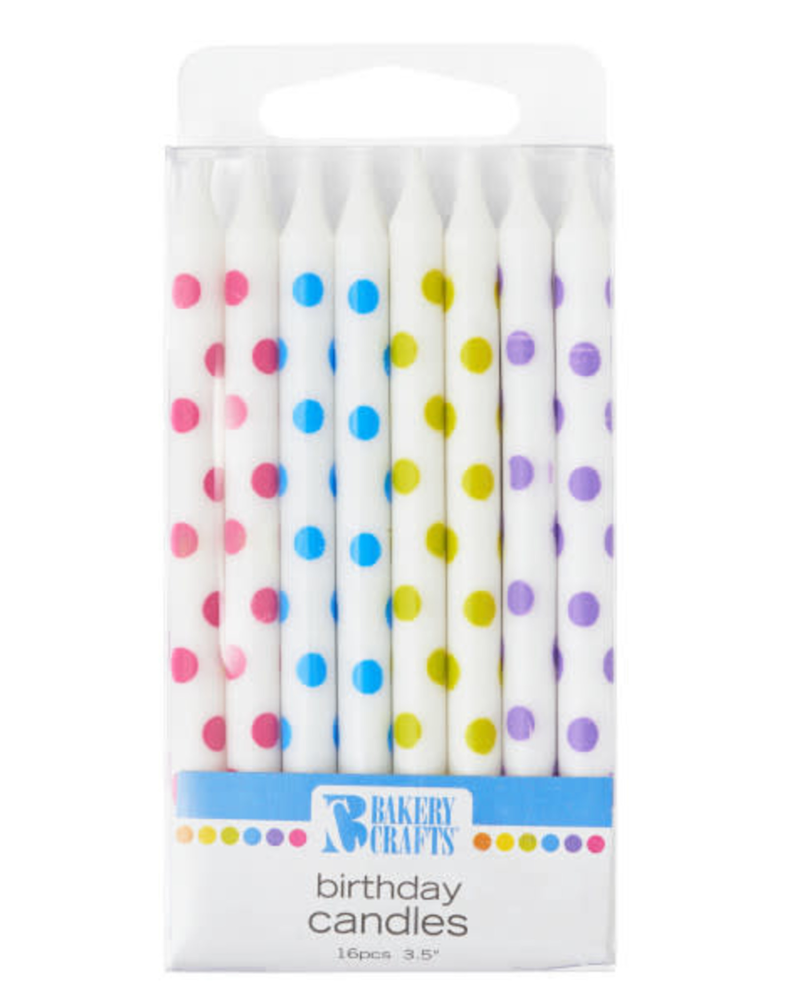 White Polka Dots Assorted Candles