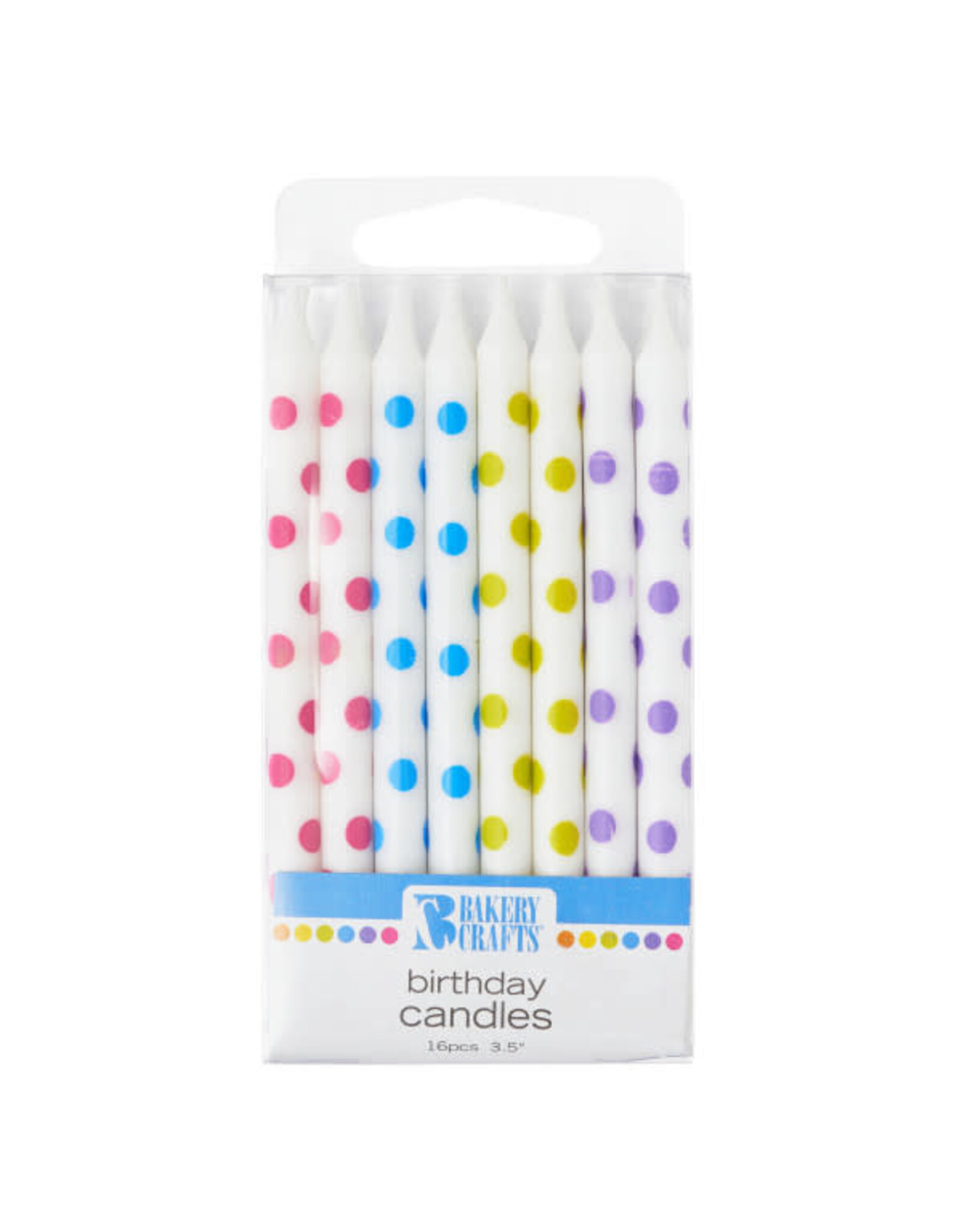 White Polka Dots Assorted Candles