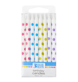 White Polka Dots Assorted Candles