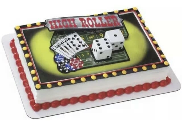 casino night cake