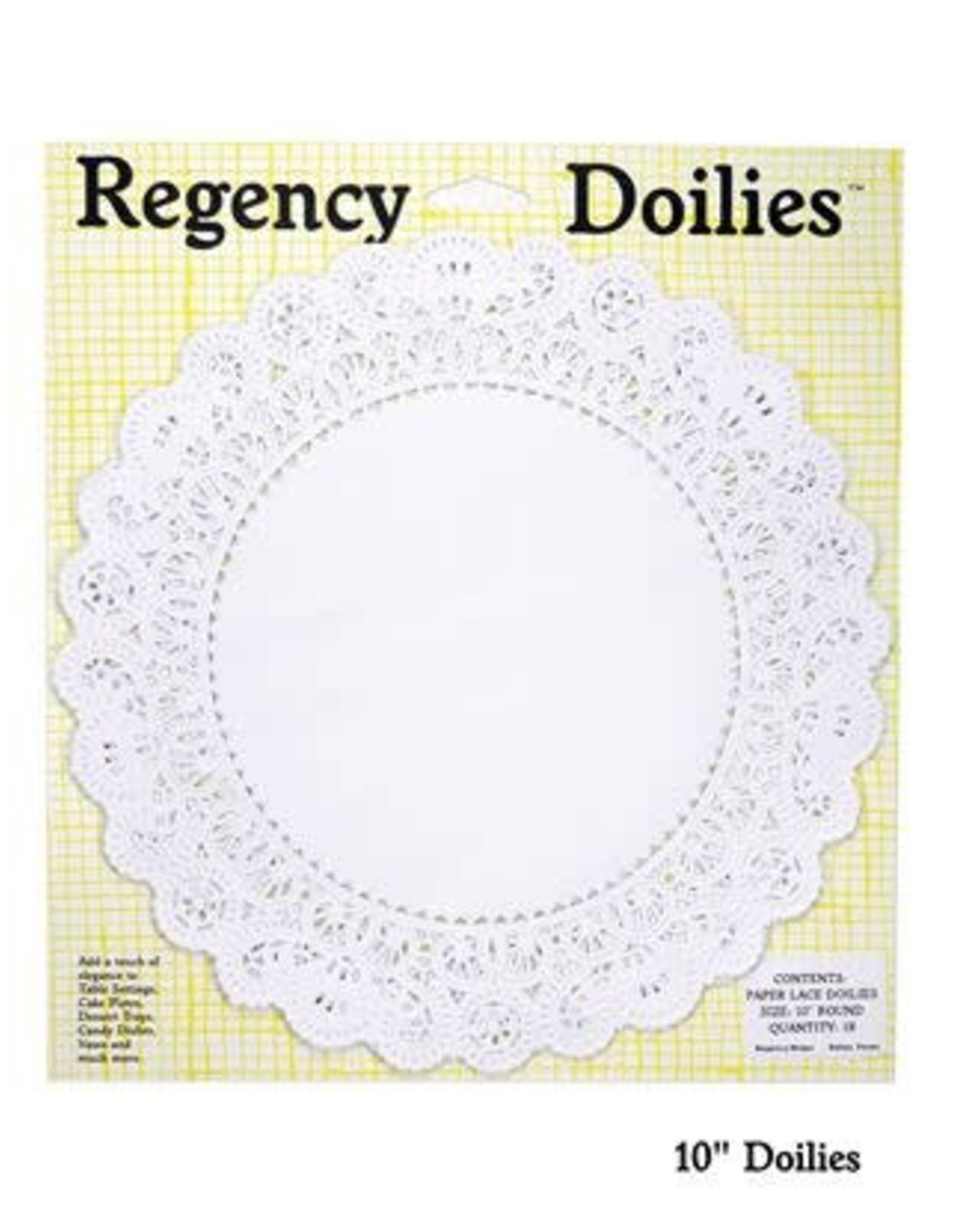 10" Round Paper Doilies (18ct)