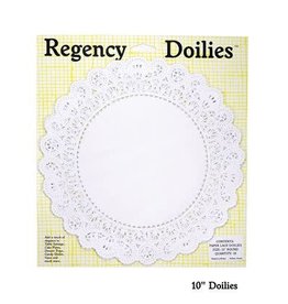 10" Round Paper Doilies (18ct)