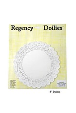 8" Round Paper Doilies (18ct)