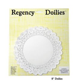 8" Round Paper Doilies (18ct)