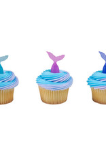 Mermaid Tail Cupcake Picks (12/pkg)