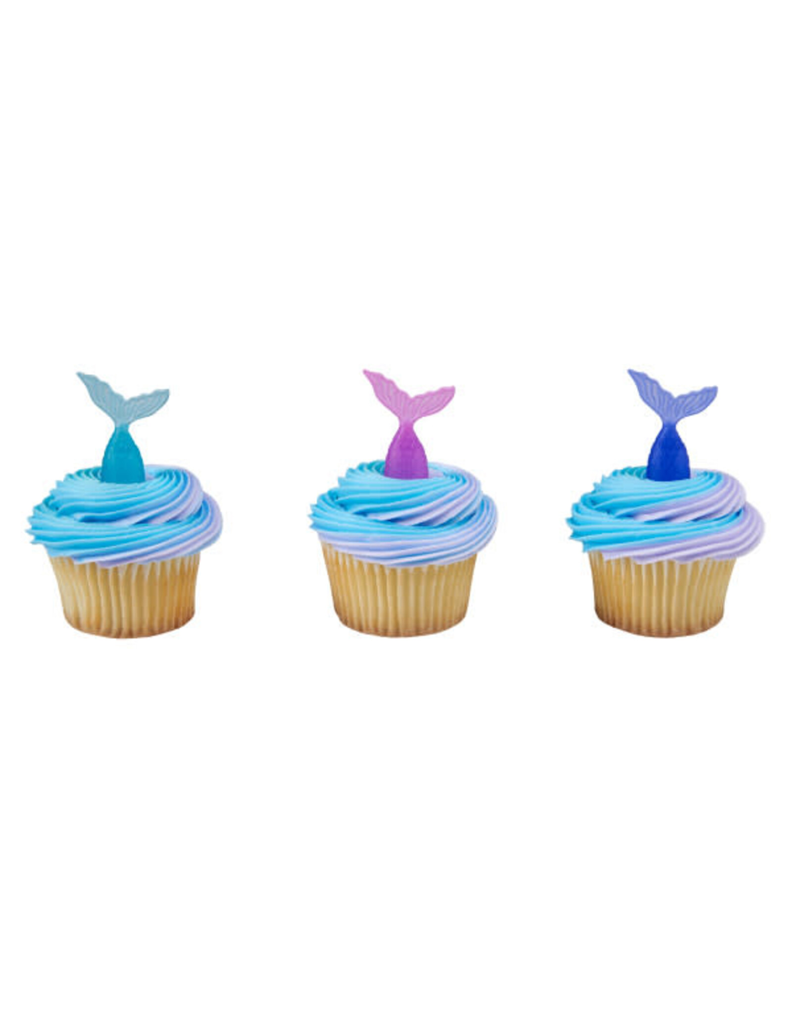 Mermaid Tail Cupcake Picks (12/pkg)