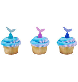 Mermaid Tail Cupcake Picks (12/pkg)