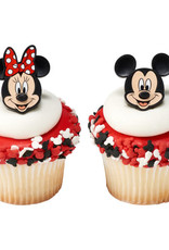 Mickey and Minnie Mouse Cupcake RIngs (12/pkg)