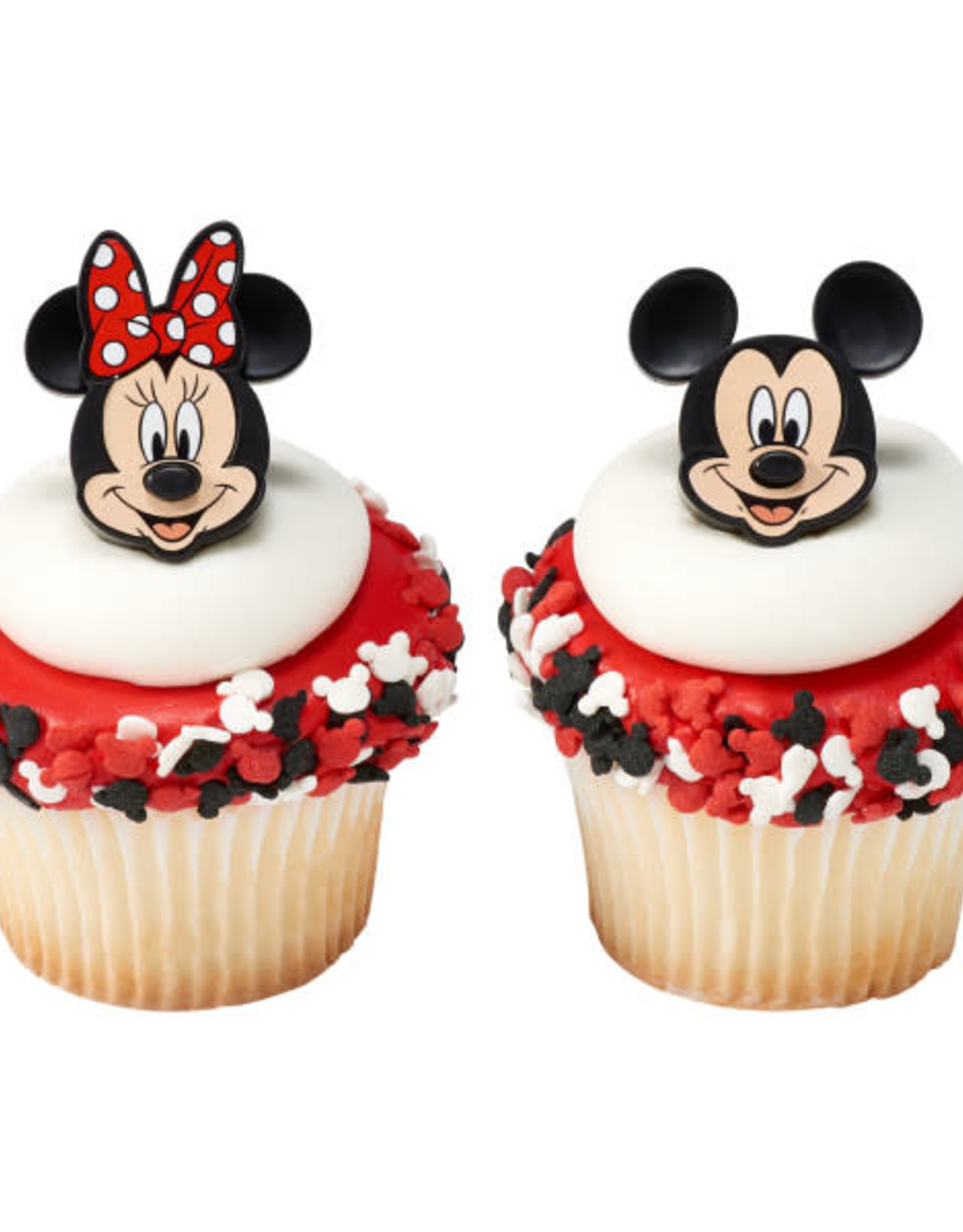 Mickey and Minnie Mouse Cupcake RIngs (12/pkg)