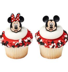 Mickey and Minnie Mouse Cupcake RIngs (12/pkg)