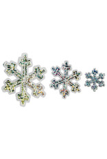 Holographic Snowflake Assortment (3/pkg)