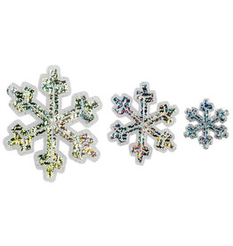 Holographic Snowflake Assortment (3/pkg)