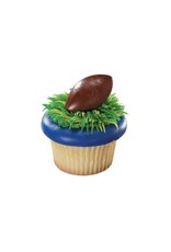 Football Cupcake Rings (NFL Shield) 12 ct.