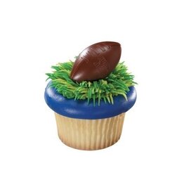 Football Cupcake Rings (NFL Shield) 12 ct.