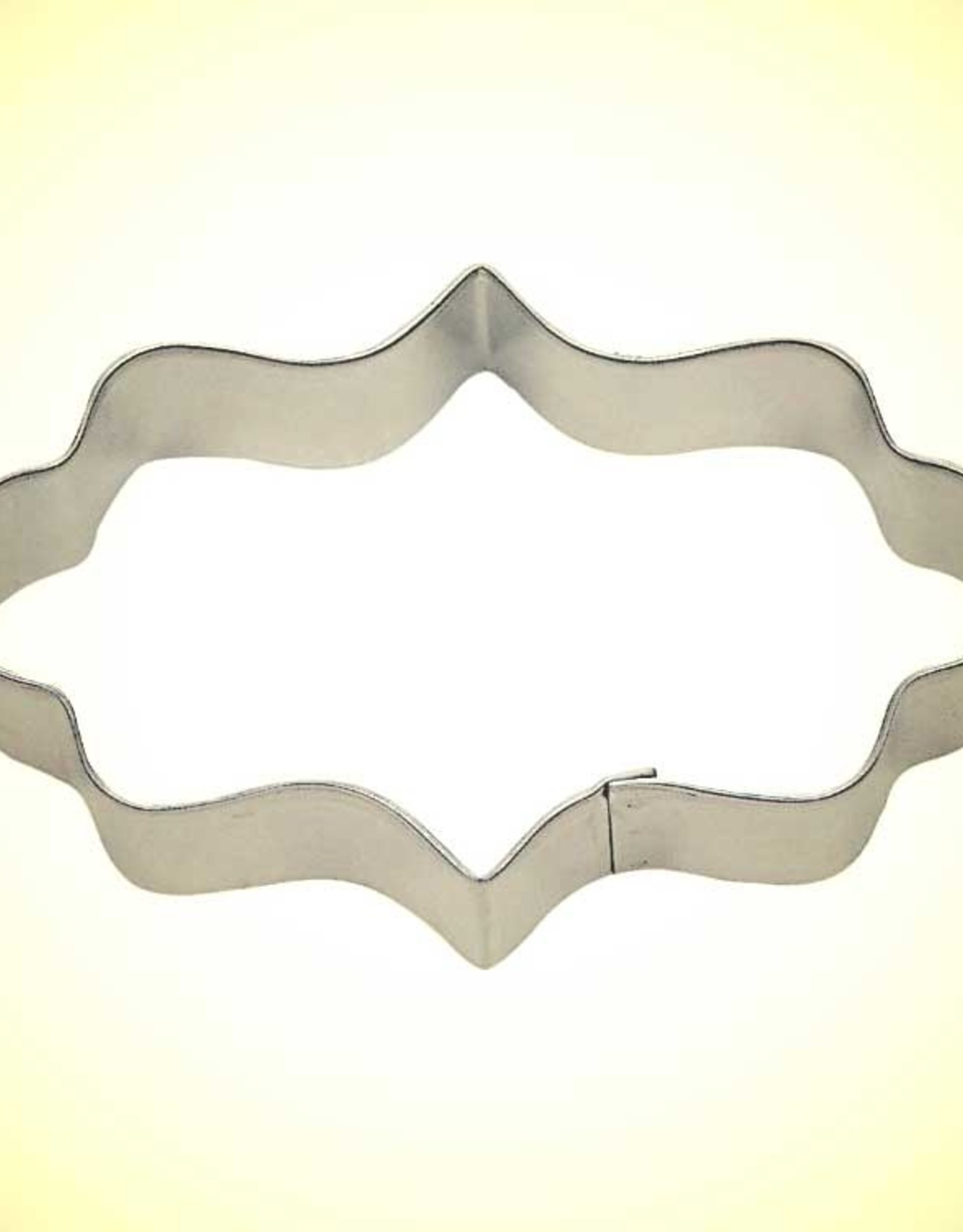 Elongated Plaque Cookie Cutter 4.75"