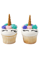 Unicorn Horn Cupcake Toppers 12 ct