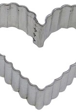 R and M Fluted Heart (3.25") Cookie Cutter