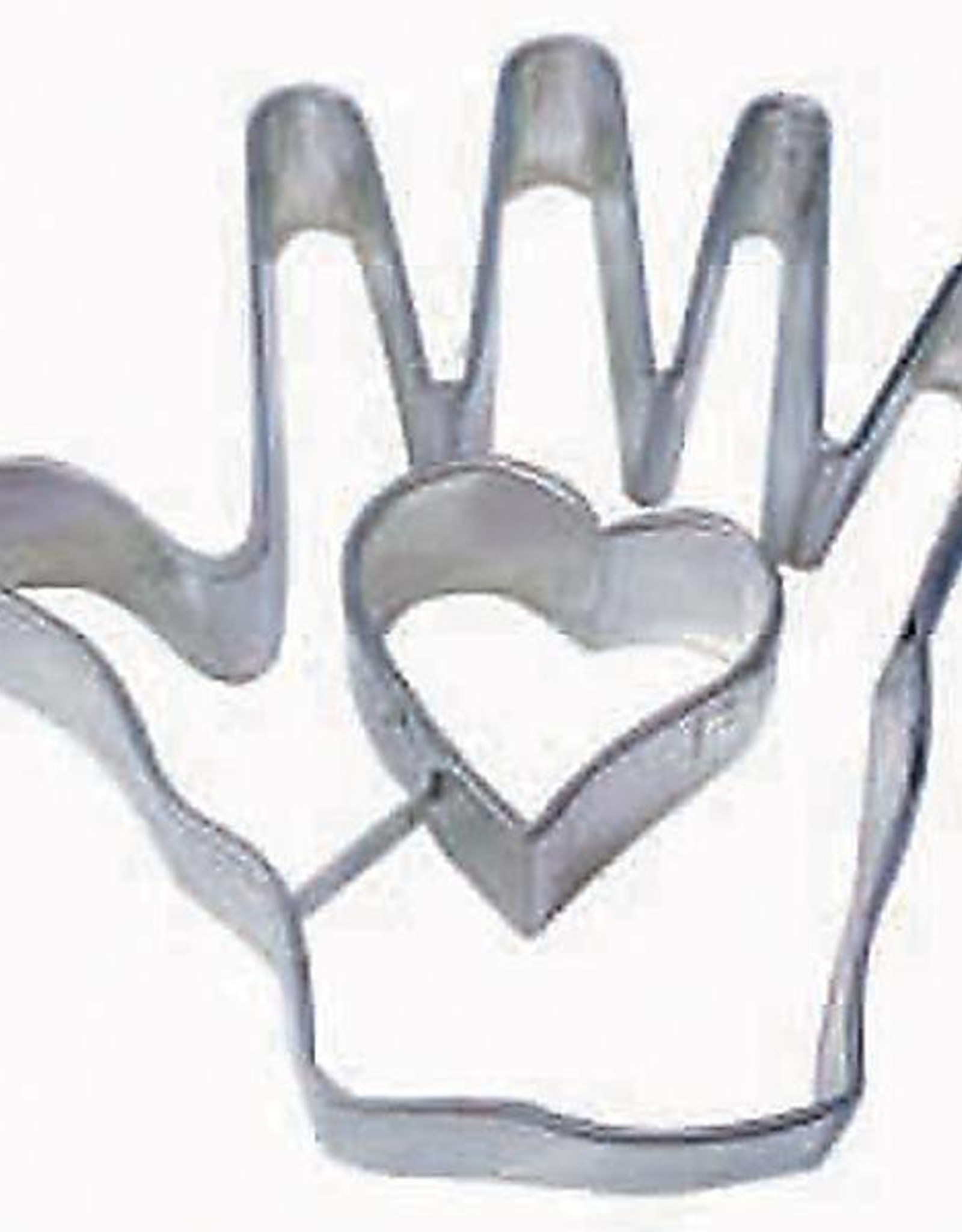 Heart in Hand Cookie Cutter