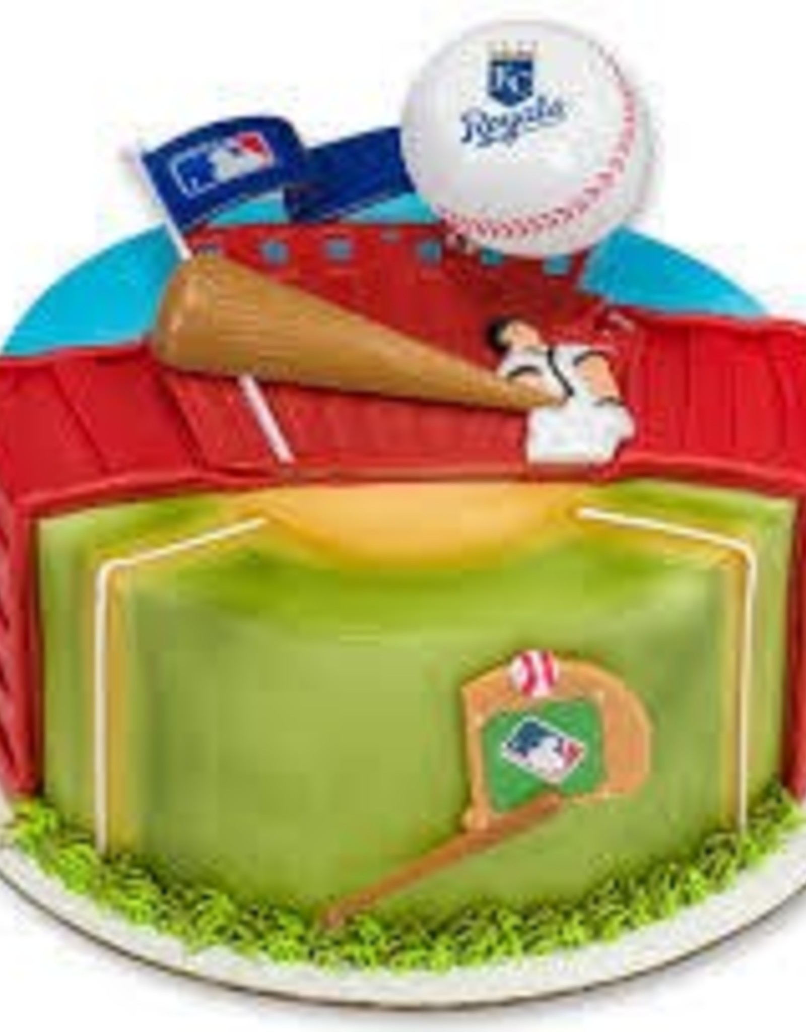 MLB Kansas City Royals Edible Icing Sheet Cake Decor Topper