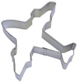 Airplane Cookie Cutter, 3.75"