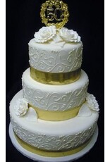 50th Anniversary Cake Plaque