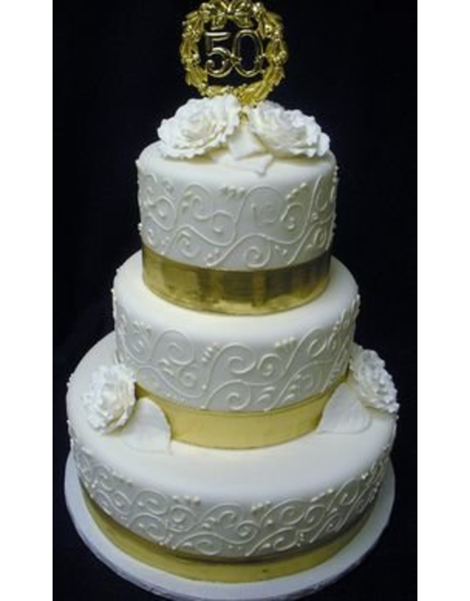 50th Anniversary Cake Plaque