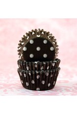 Black Polka Dot Baking Cups Mini (40-50ct)