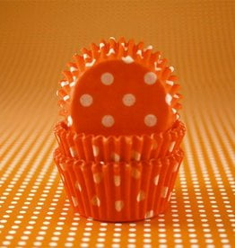 Red Polka Dot Bake In Cups - Small