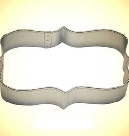 Rectangle Plaque Cookie Cutter 4.25"