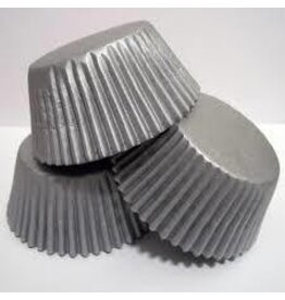 Silver Baking Cups Mini (40-50ct)