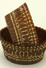 Brown and Gold Baking Cups