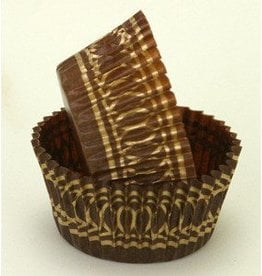 Brown and Gold Baking Cups