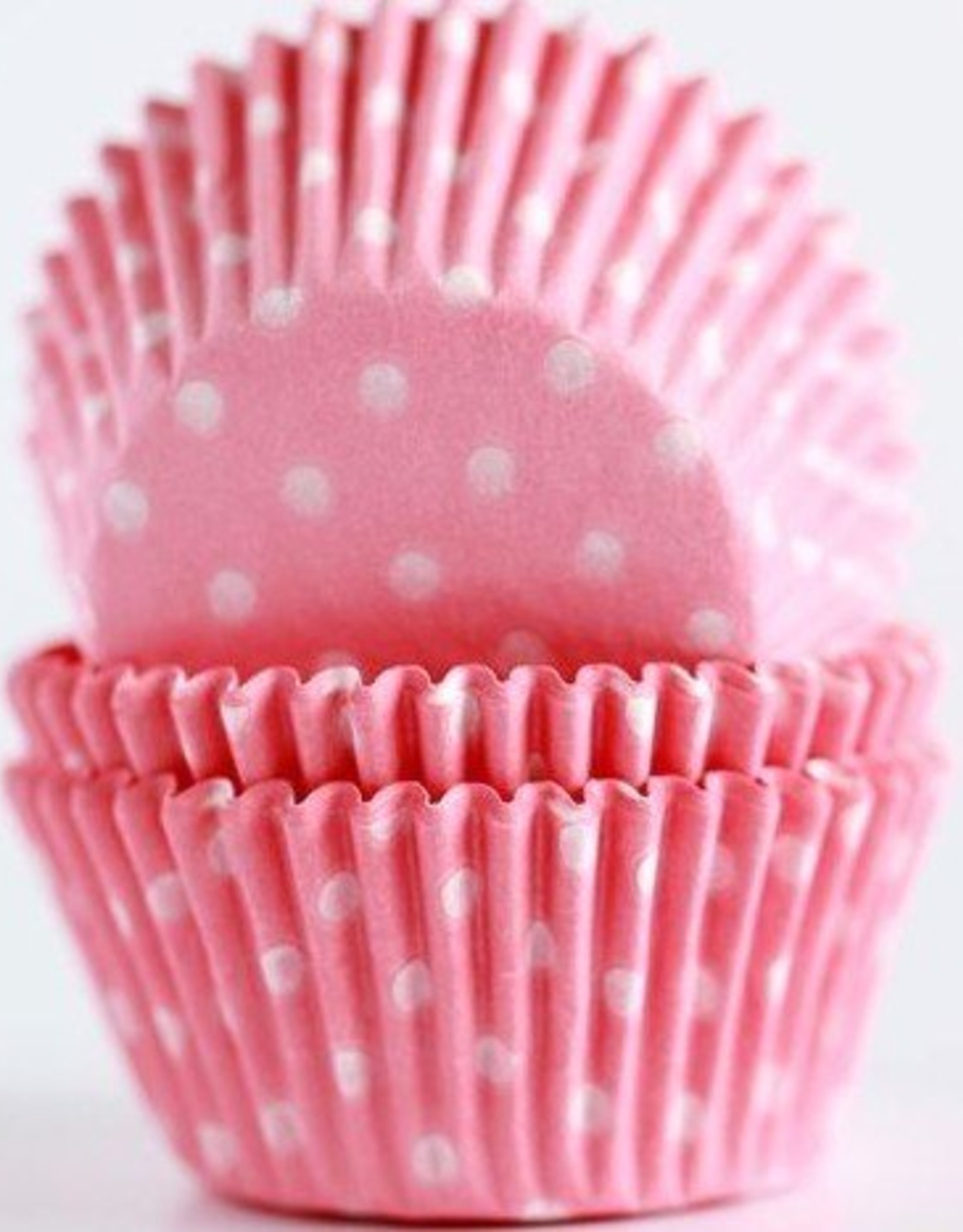 Pink (Light) Polka Dot Baking Cups(30-35ct)