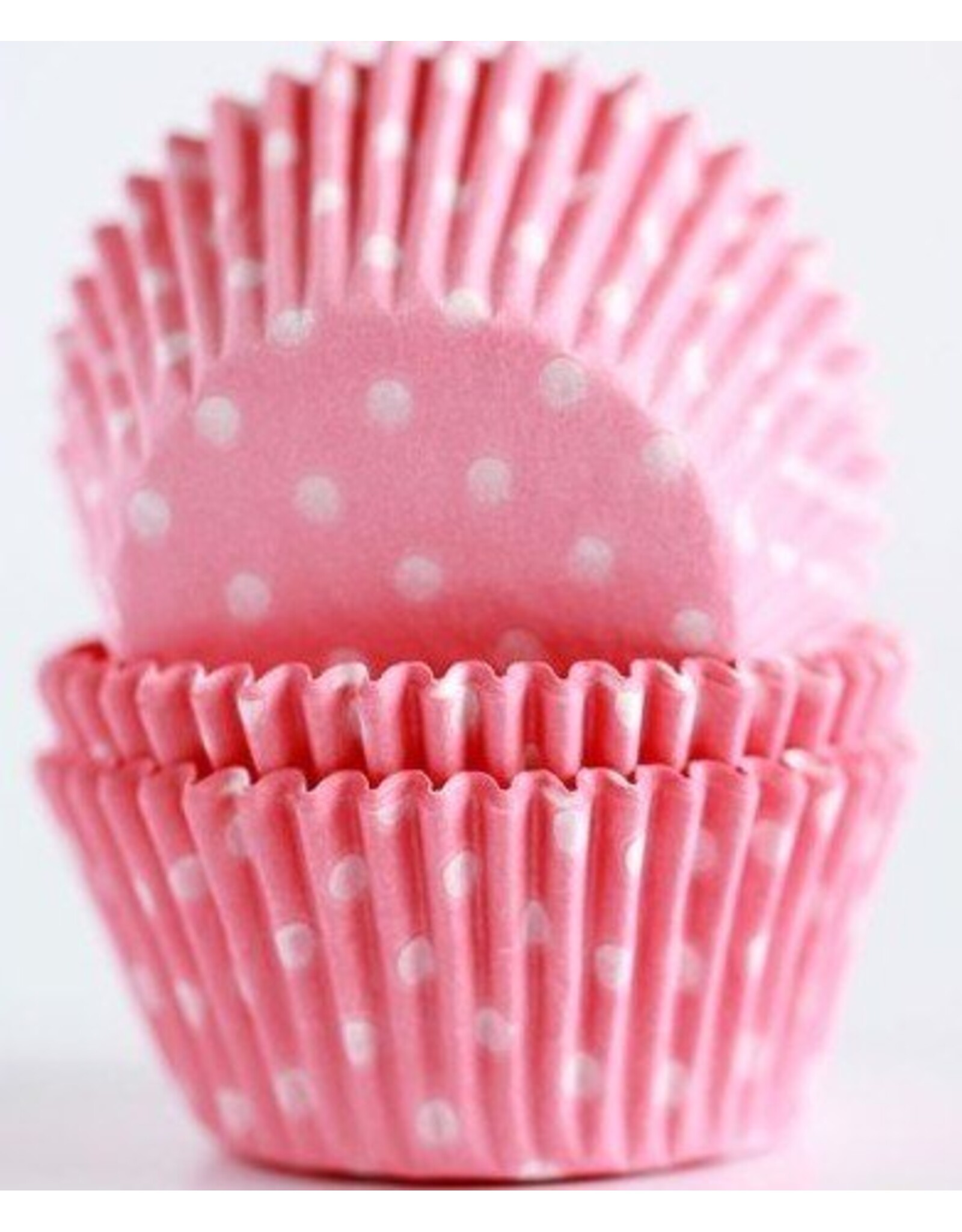 Pink (Light) Polka Dot Baking Cups(30-35ct)