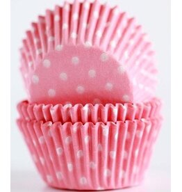 Pink (Light) Polka Dot Baking Cups(30-35ct)