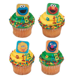 Sesame Street Bright & Fun Cupcake Rings