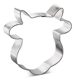 Cow Face Cookie Cutter (4.25")
