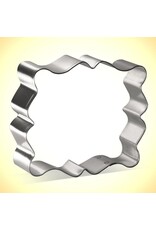 Fancy Rectangle Plaque Cookie Cutter (4")