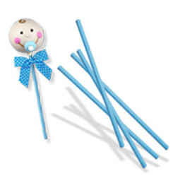 Blue Sucker Sticks (4") - 25ct
