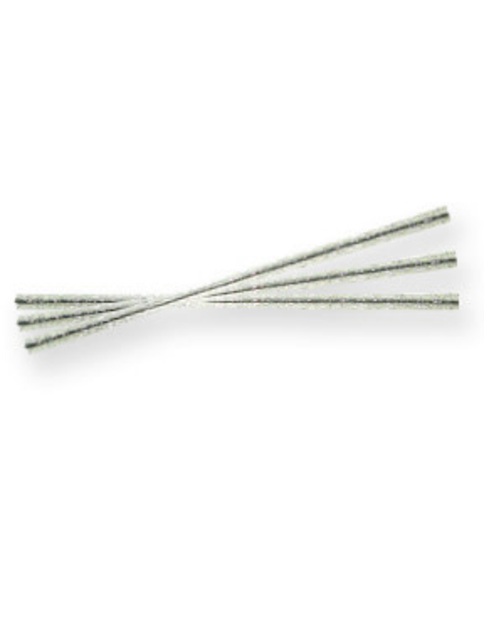 Silver Glitter Twist Ties (4") - 25ct