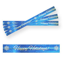 Happy Holidays Twist Ties- 25ct