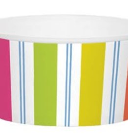 Awning Stripe Brights Treat Cups - 9.5 ounces