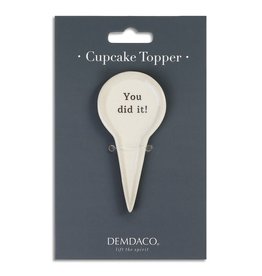 You Did It Cupcake Topper