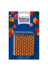 Gold Spiral Candles (20ct)