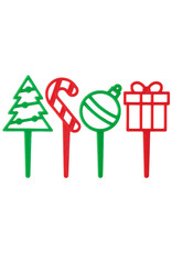 Holiday Icon Cupcake Picks (12/pkg)