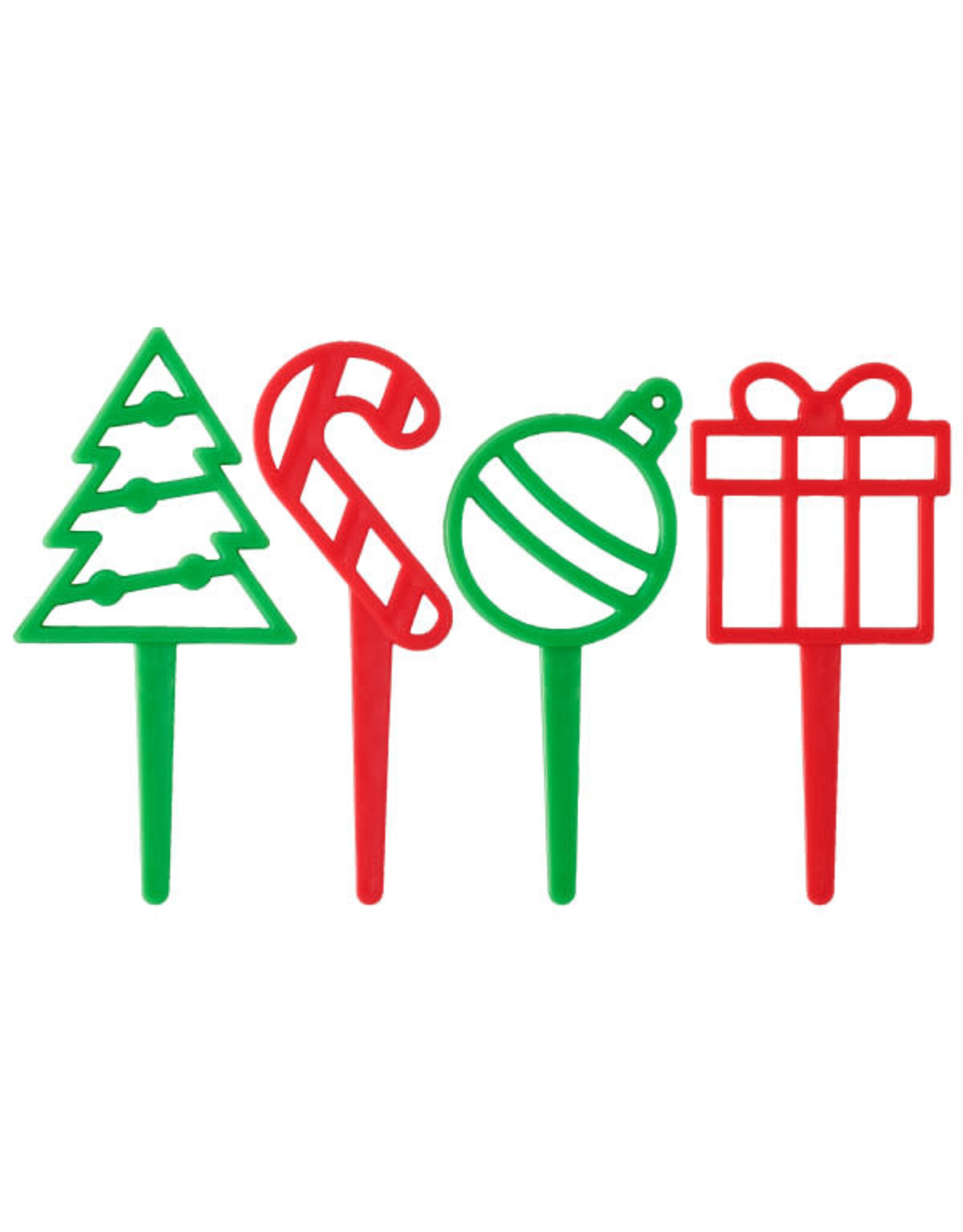 Holiday Icon Cupcake Picks (12/pkg)